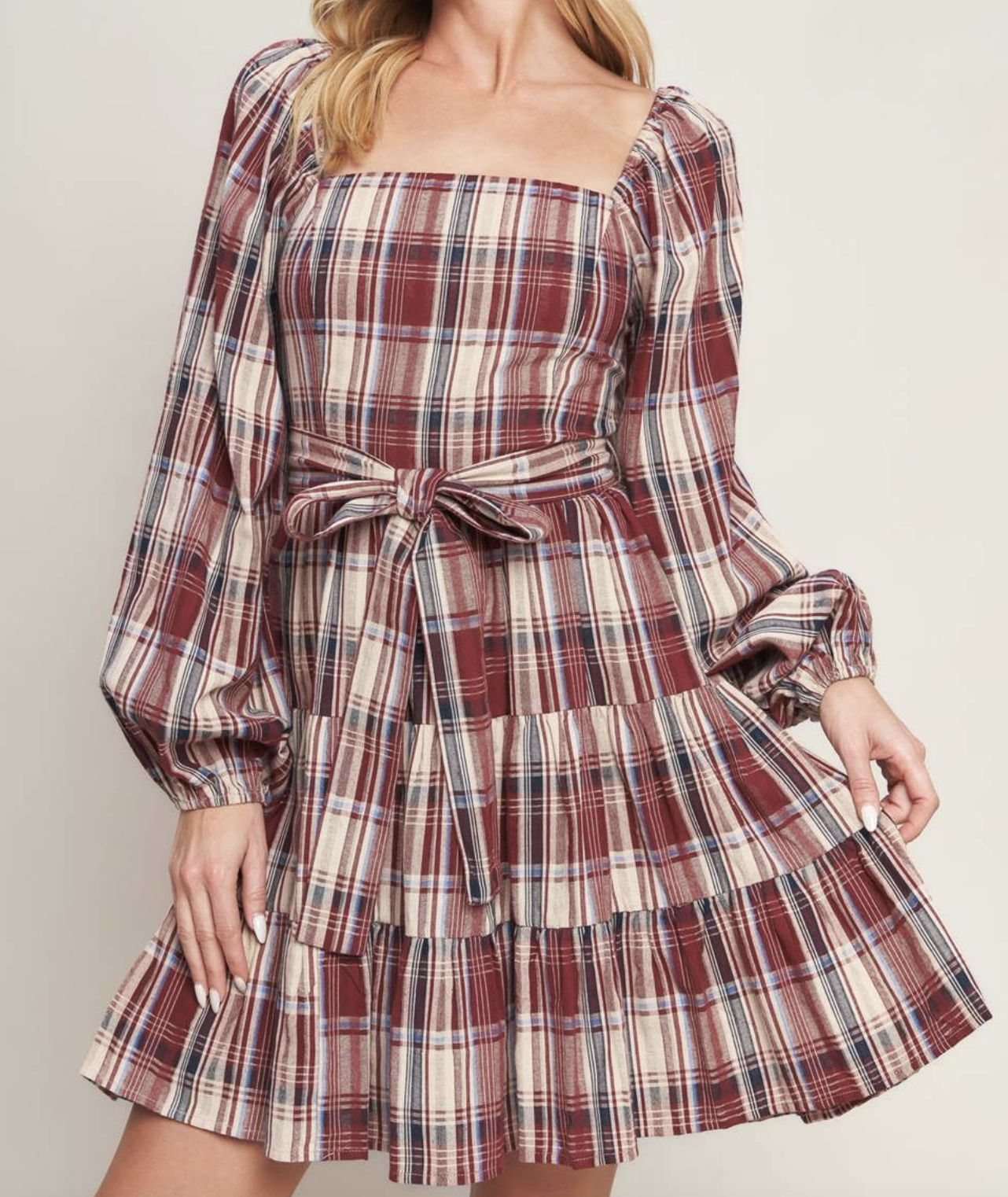 Flying Tomato "In A Plaid World, Only The Plaid Are Sane" Mini Dress