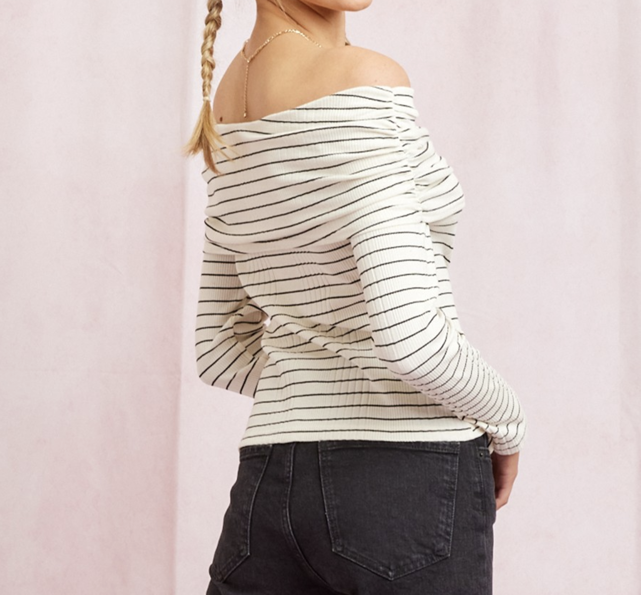 Illa Illa "Shrug It Off-Shoulder" Top