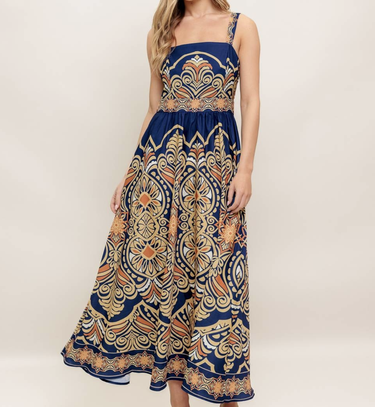 Flying Tomato "I'm Sensing a Pattern" Maxi Dress