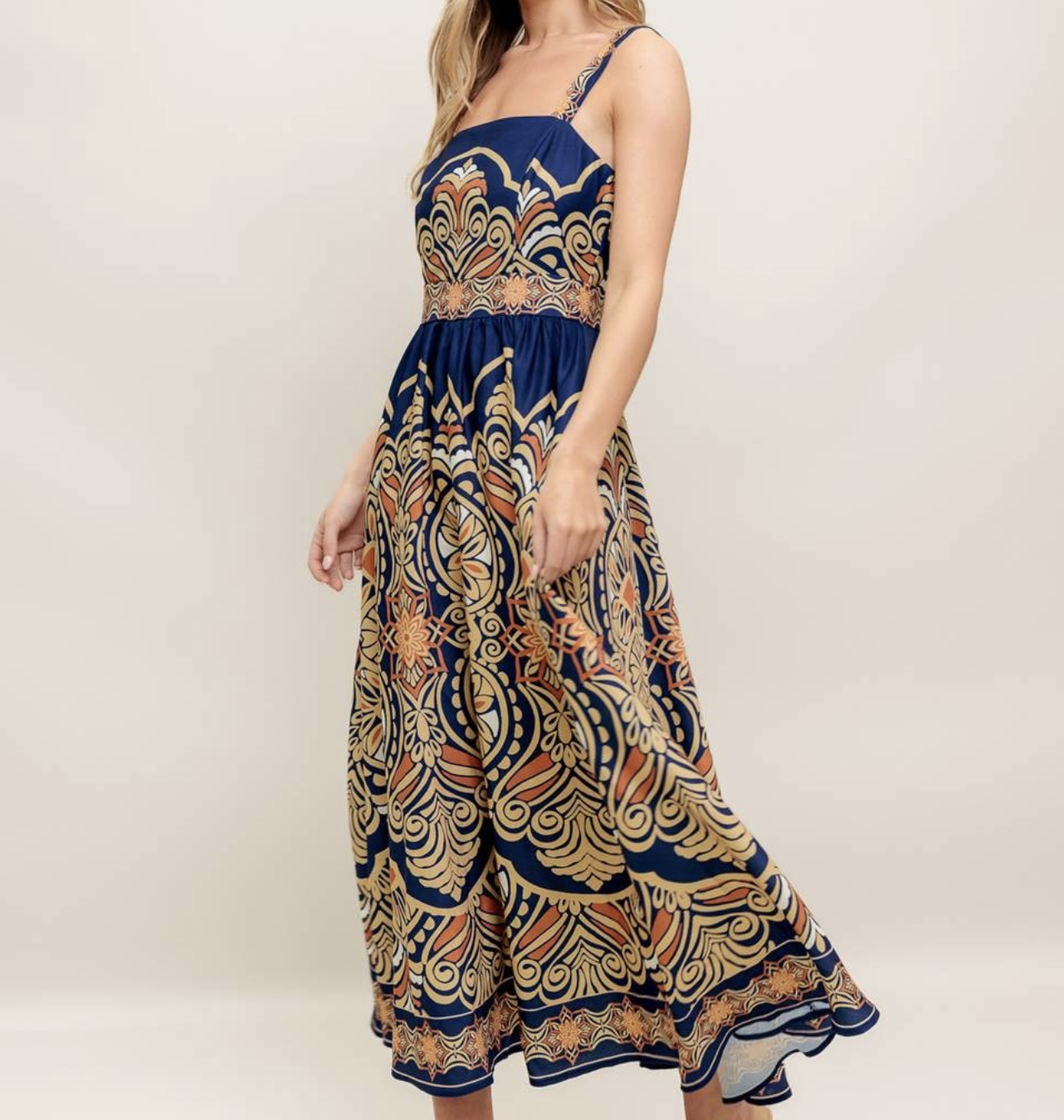 Flying Tomato "I'm Sensing a Pattern" Maxi Dress