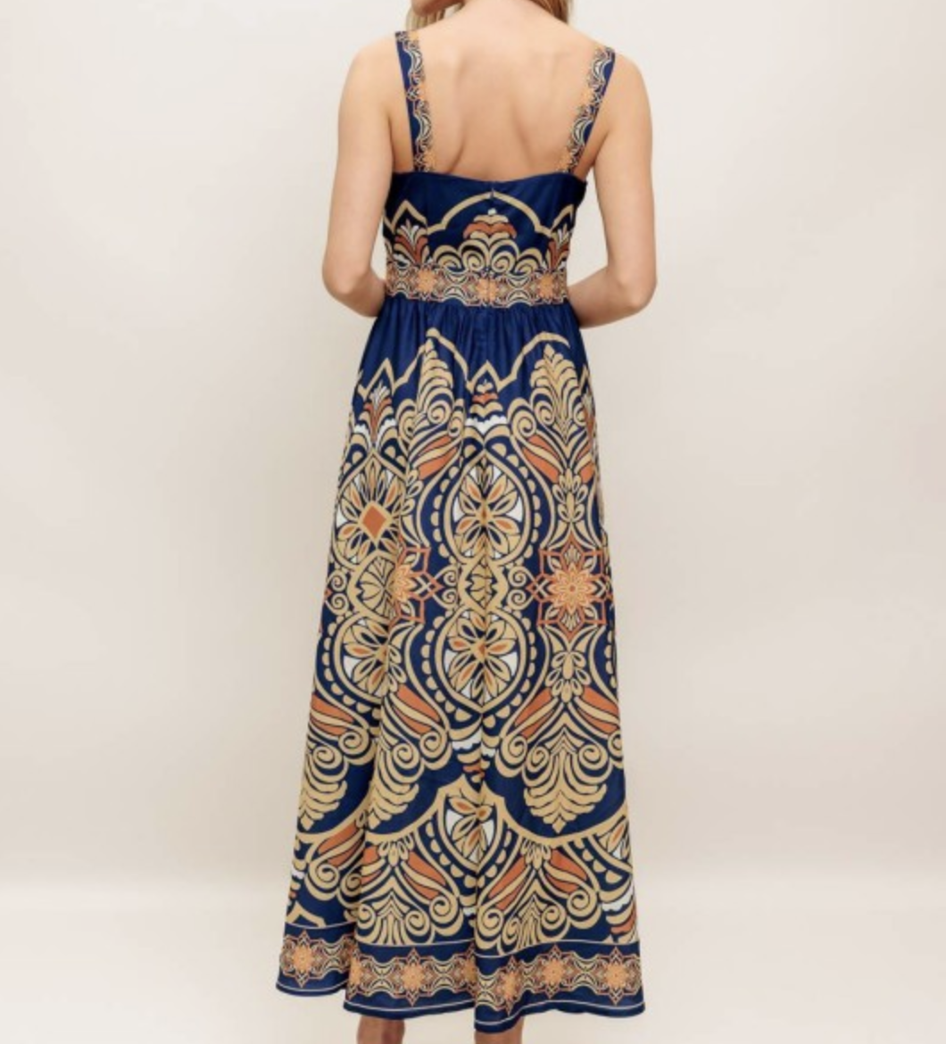 Flying Tomato "I'm Sensing a Pattern" Maxi Dress