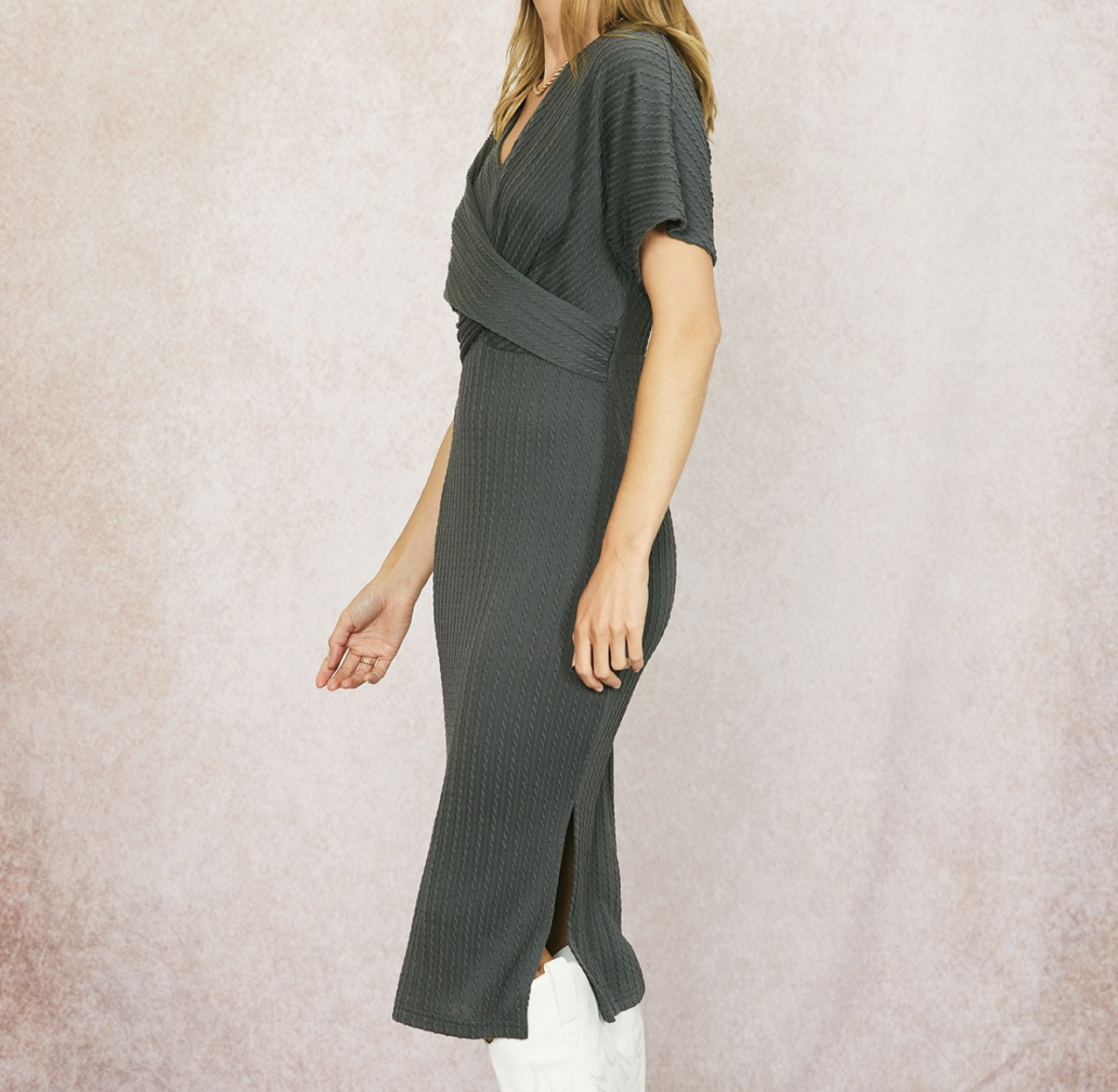 Illa Illa "I'm Knot the Problem" Midi Dress