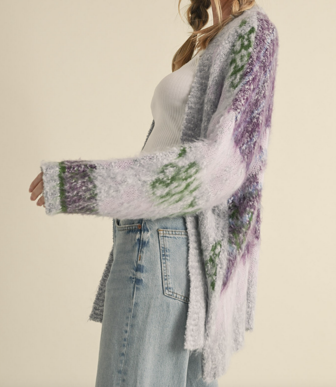 &Merci "The Fuzzy Girl" Cardigan