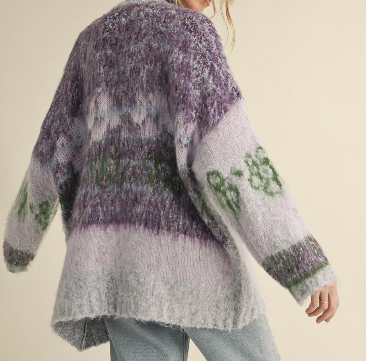 &Merci "The Fuzzy Girl" Cardigan