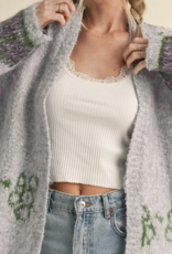 &Merci "The Fuzzy Girl" Cardigan