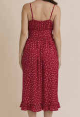 Gilli "Red-dy Or Not!" Midi Dress
