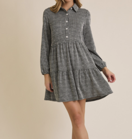 Gilli "Gingham in the Rain" Mini Dress