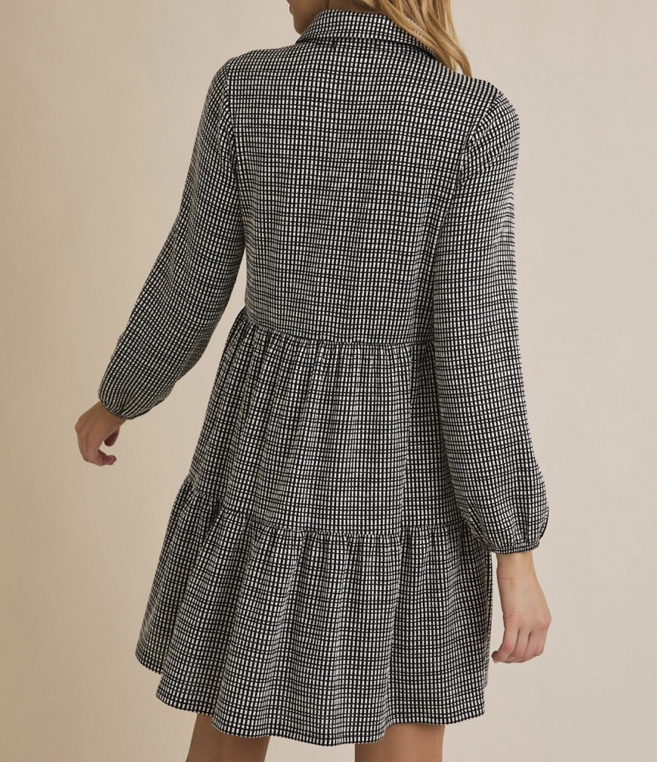 Gilli "Gingham in the Rain" Mini Dress