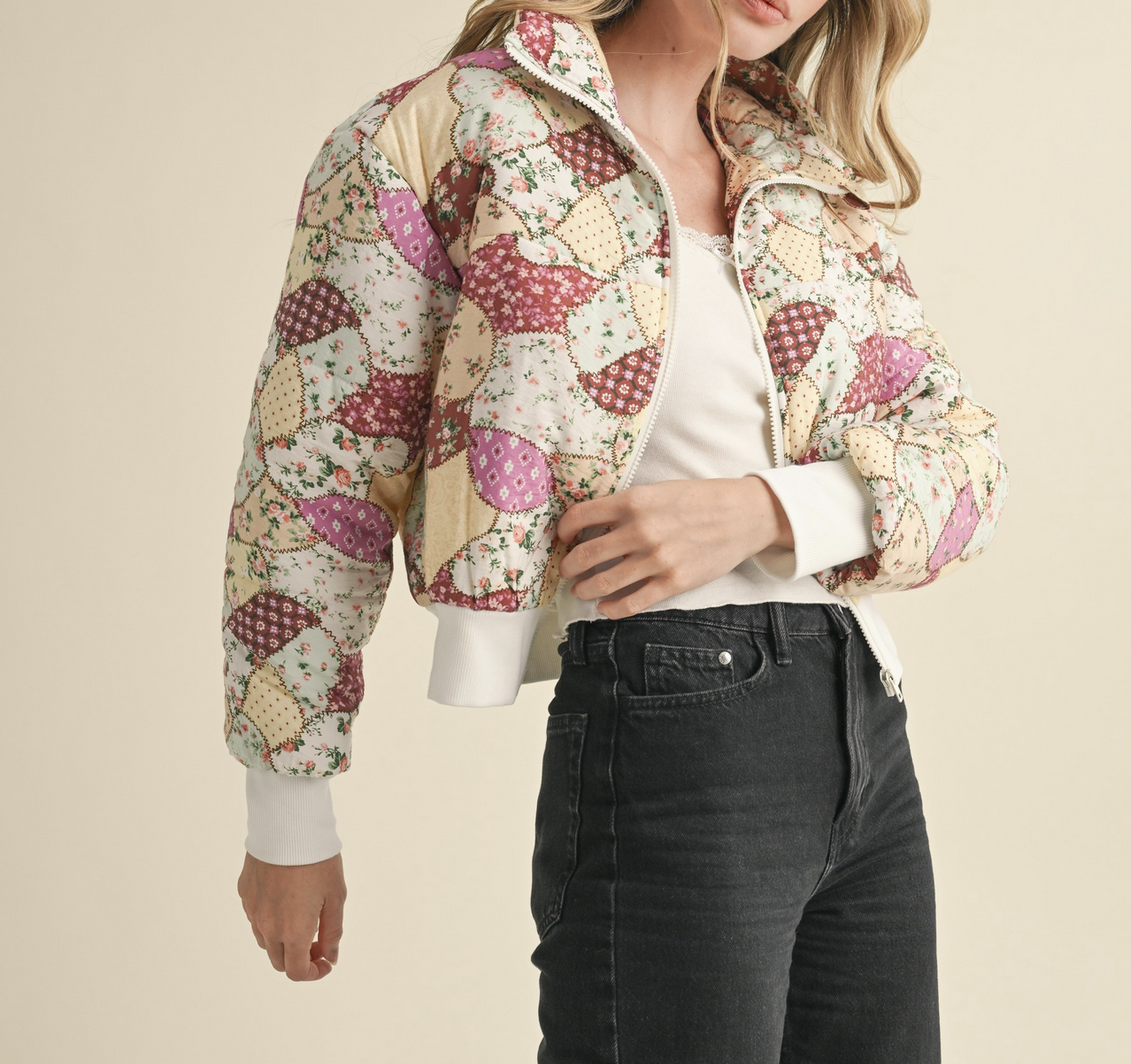 &Merci "Patch Things Up" Puff Jacket