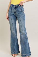Judy Blue "The Hardest Button to Button" High-waist Flare Jeans