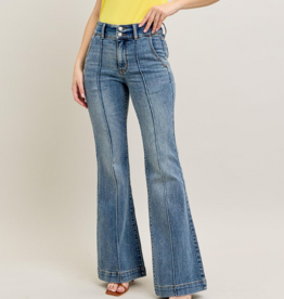 Judy Blue "The Hardest Button to Button" High-waist Flare Jeans