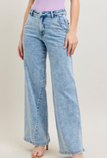 Judy Blue "The Taming of the Skew" Wide Leg Jeans