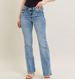 Judy Blue "These Boot-cuts Were Made for Walking" Mid-Rise  Jeans