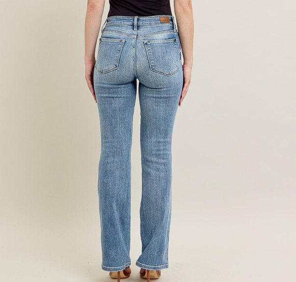Judy Blue "These Boot-cuts Were Made for Walking" Mid-Rise  Jeans