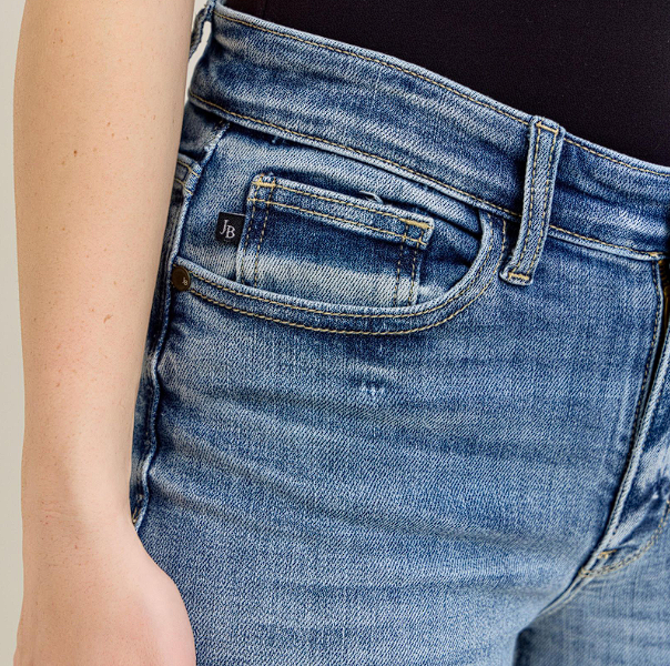 Judy Blue "These Boot-cuts Were Made for Walking" Mid-Rise  Jeans