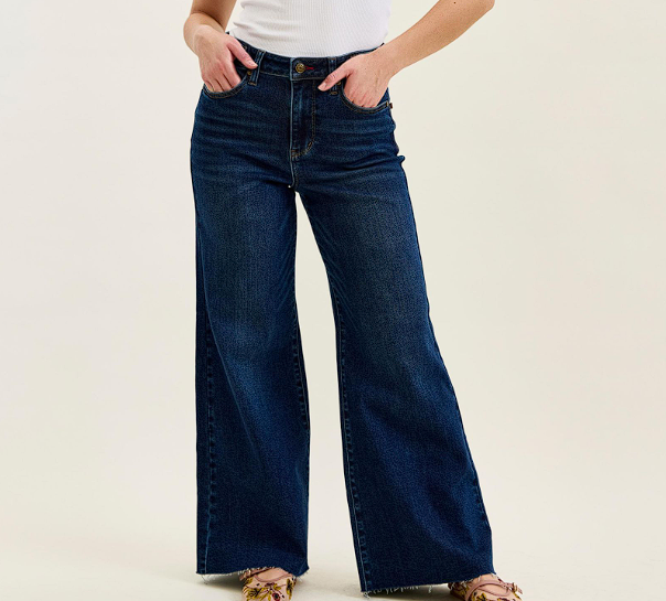 Judy Blue "A Highly Denim-ous Creature" Petite Adjustable High-Waisted Jeans