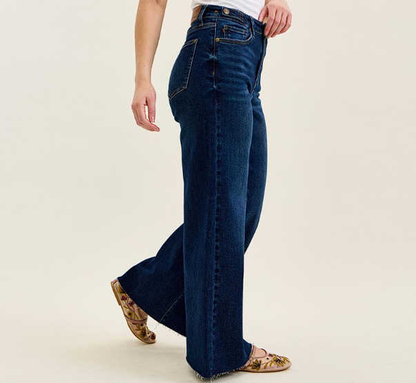 Judy Blue "A Highly Denim-ous Creature" Petite Adjustable High-Waisted Jeans