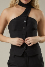 Le Lis "Thank You, Neck-xt" Button Down Top