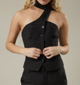 Le Lis "Thank You, Neck-xt" Button Down Top
