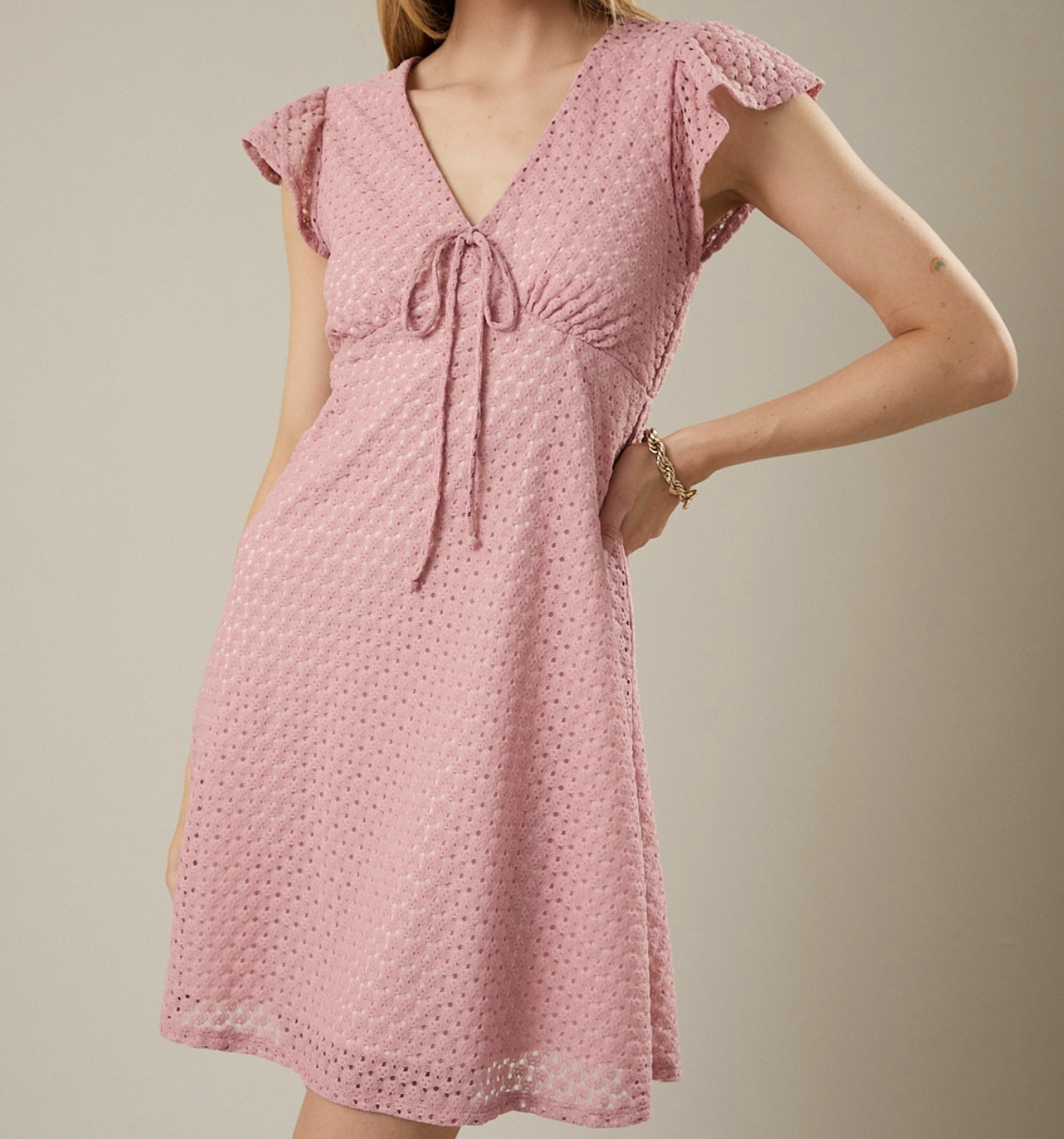 Gilli "At First Blush" Mini Dress