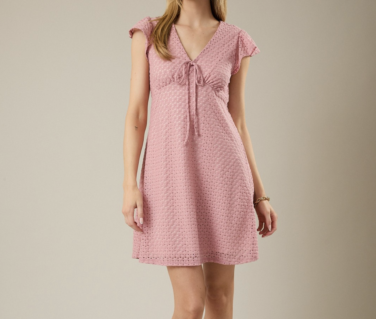 Gilli "At First Blush" Mini Dress