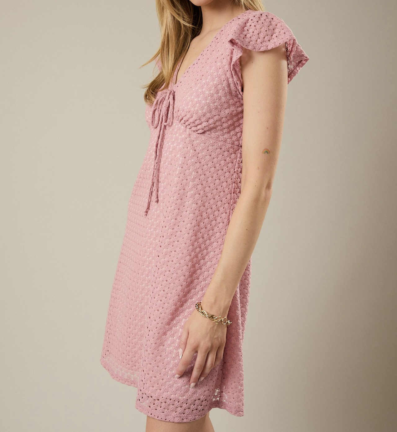 Gilli "At First Blush" Mini Dress