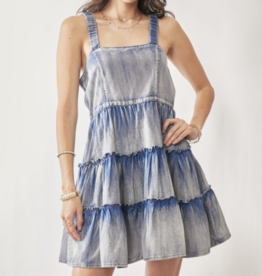 Davi&Dani "Tier & Loathing" Denim Dress
