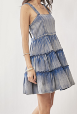 Davi&Dani "Tier & Loathing" Denim Dress
