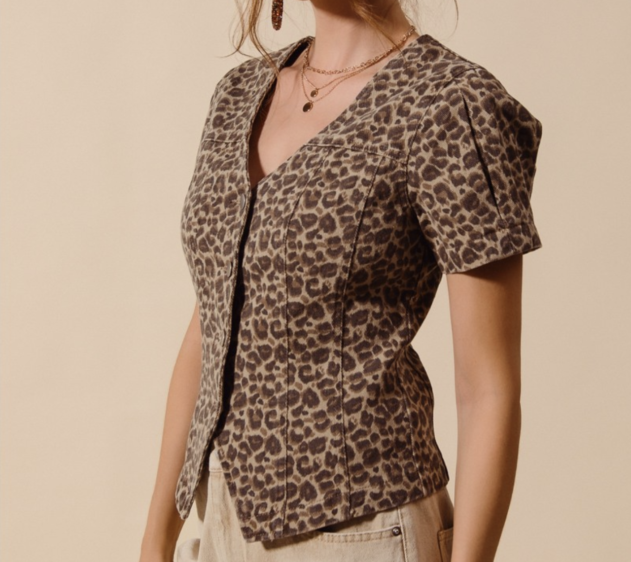 So Me "Catch the Leopard by the Toe" Top