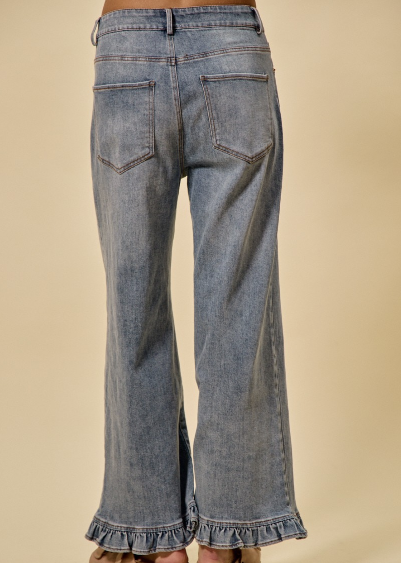 So Me "Shawty Had Them Ruffle-Bottom" Jeans