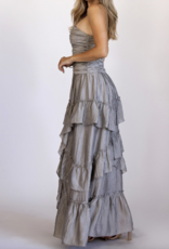 Storia "A Silver of Hope" Maxi Dress