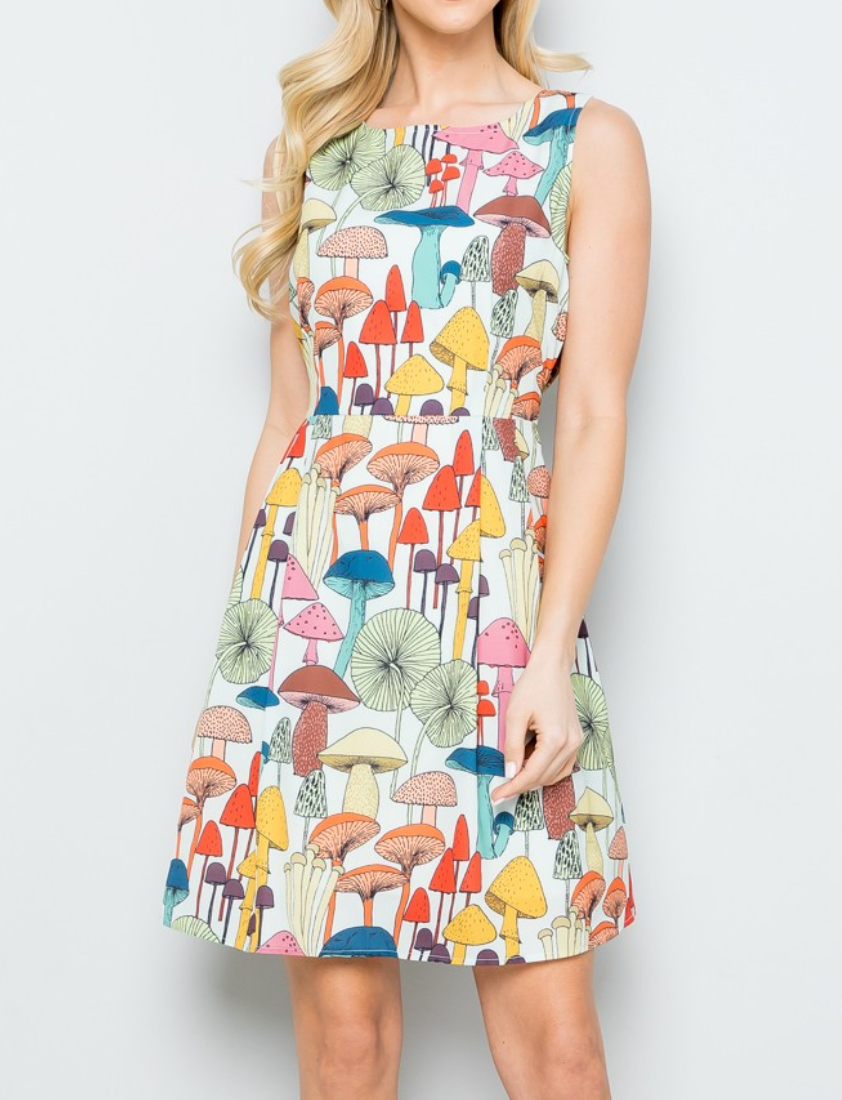LA Soul Such A Fungi LA Soul Print Dress