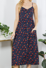 LA Soul "Eat, Drink, and Be Berry" Maxi Dress