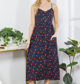 LA Soul "Eat, Drink, and Be Berry" Maxi Dress