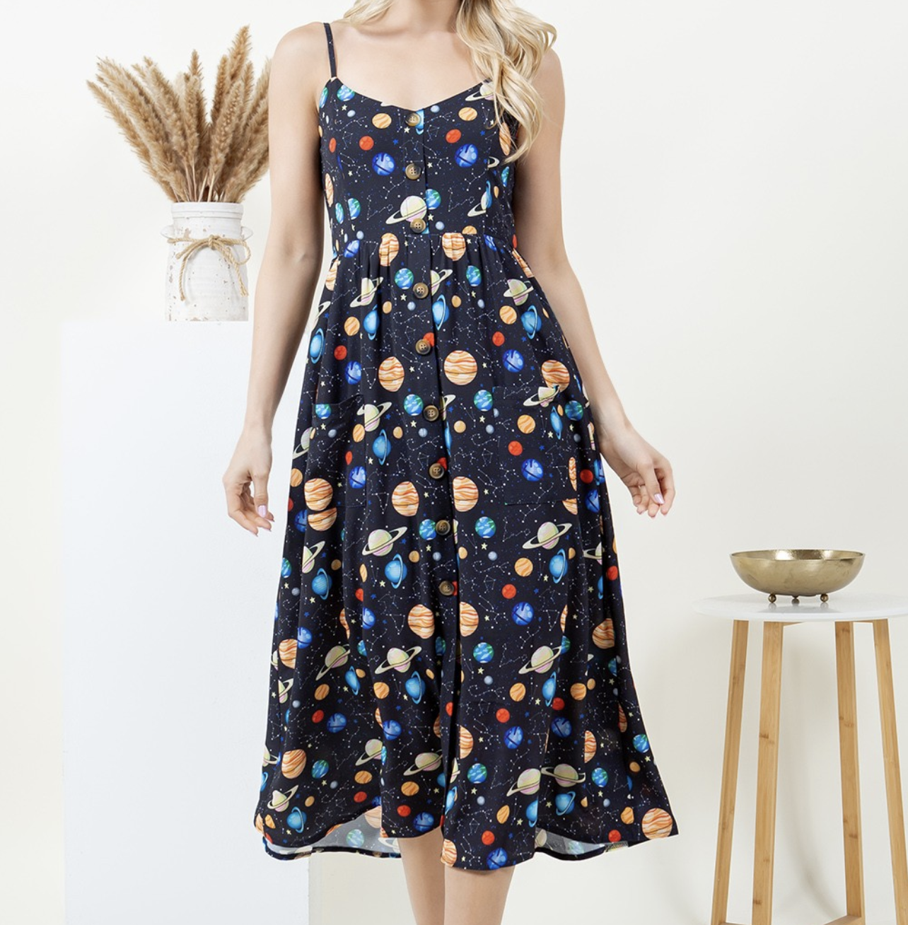 LA Soul "Space Cadet" Midi Dress