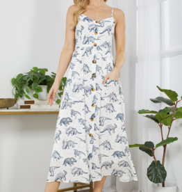 LA Soul "Going Full Fossil" Maxi Dress