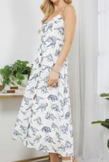 LA Soul "Going Full Fossil" Maxi Dress