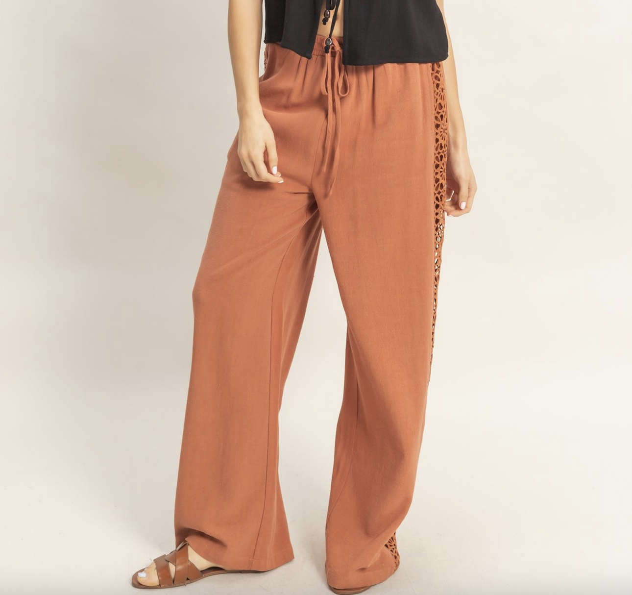 HyFve "Take it Breezy" Wide Leg Pants