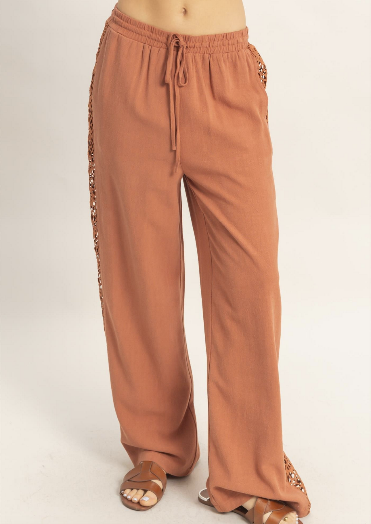 HyFve "Take it Breezy" Wide Leg Pants