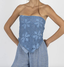 MARILU "Pizzica" MARILU Handkerchief Tie Top