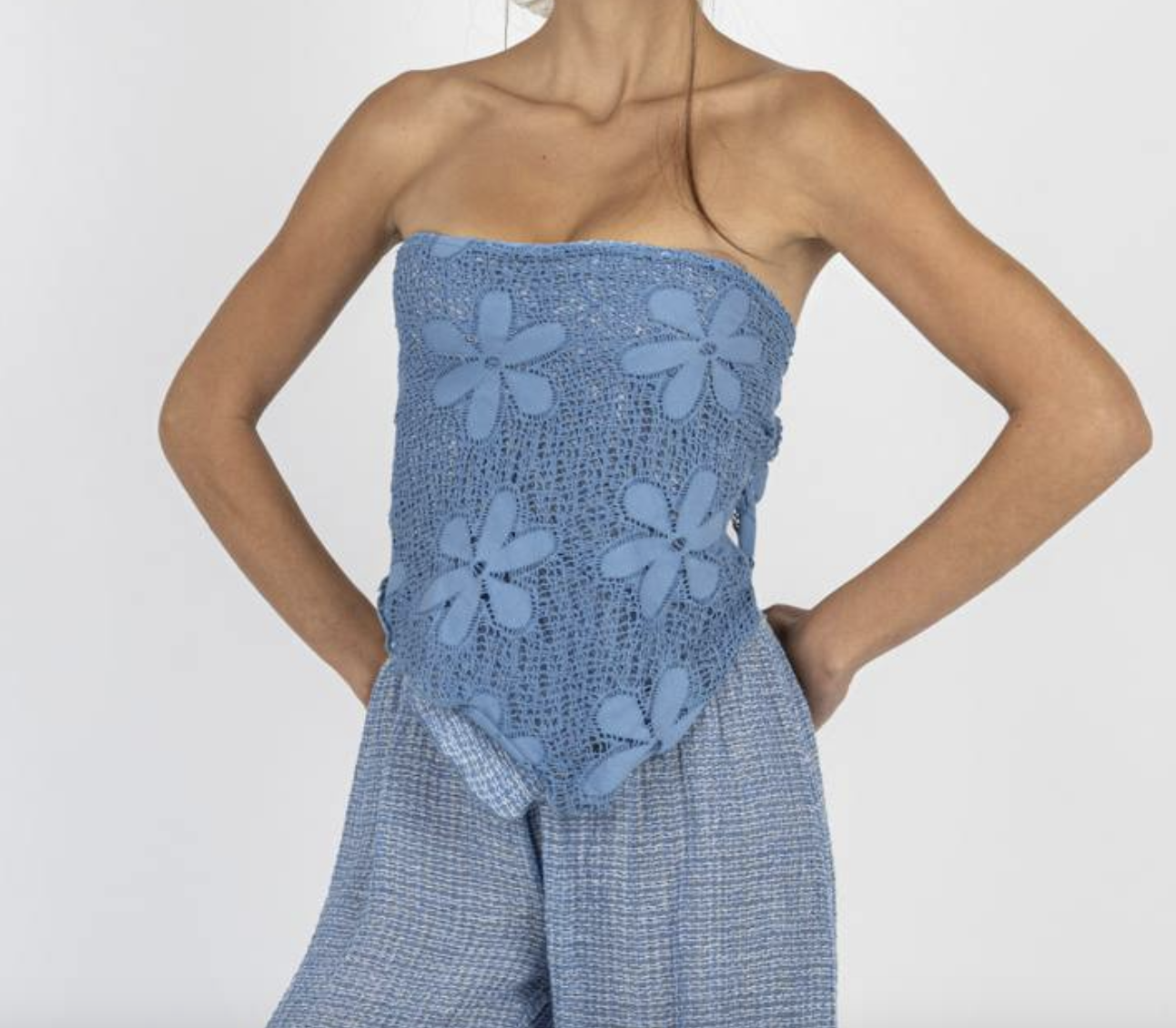 MARILU "Pizzica" MARILU Handkerchief Tie Top