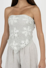 MARILU "Pizzica" MARILU Handkerchief Tie Top