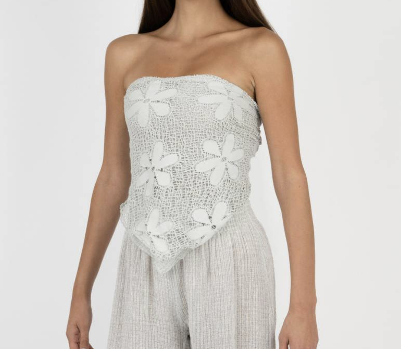 MARILU "Pizzica" MARILU Handkerchief Tie Top