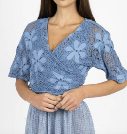 MARILU "Sirtaki" MARILU Lace Tie Top