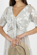 MARILU "Sirtaki" MARILU Lace Tie Top