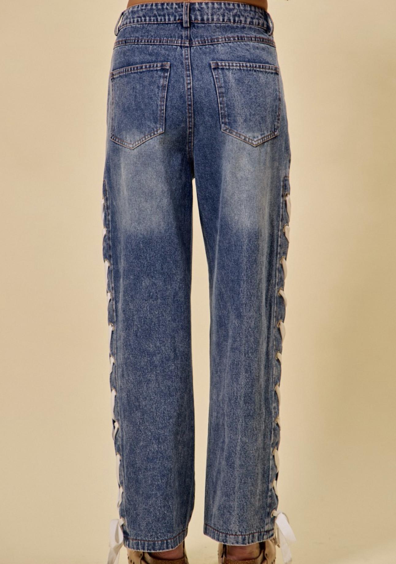 So Me "If the Jeans Fit, Lace Em Up" Jeans