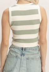 HyFve "Stripe While the Iron's Hot" Knit Top