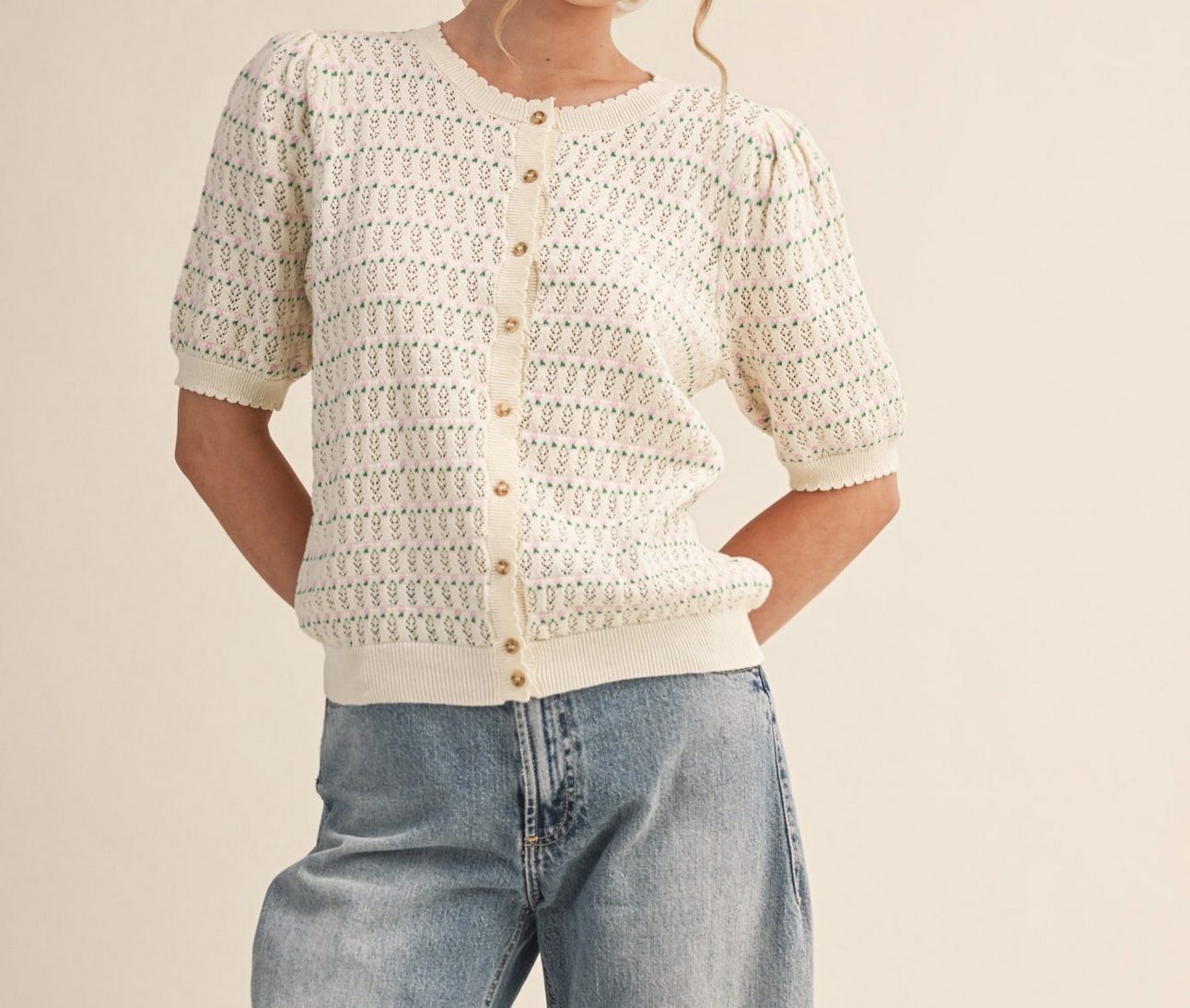 &Merci "Don't Sweat-er It" Sweater Top