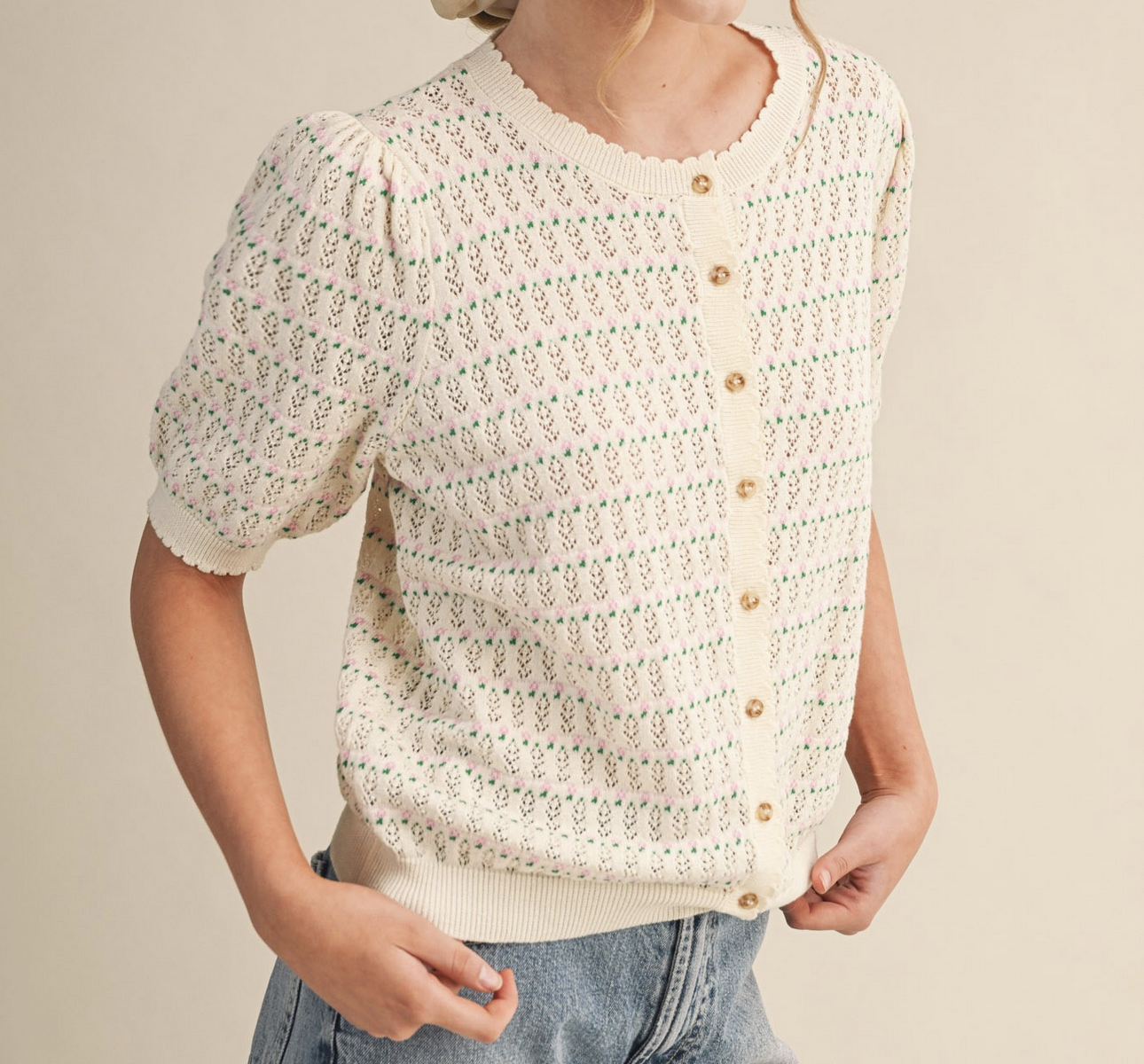 &Merci "Don't Sweat-er It" Sweater Top