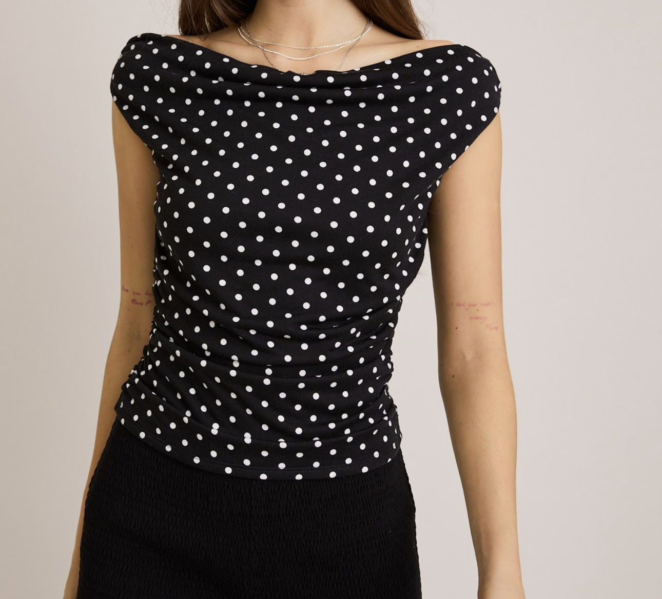 Le Lis "Don't Ruche It" Top